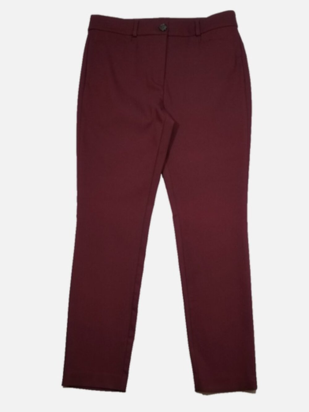 LOFT Curvy Skinny Pants Burgundy 7084E2M